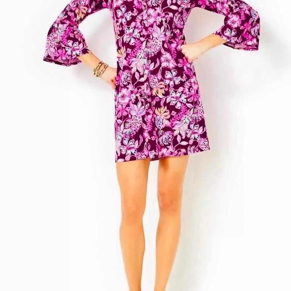 Lilly-pulitzer Women's Pink and Purple Dress